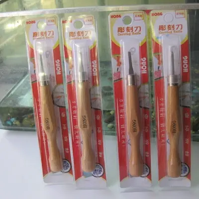 Japanese Carving Knife for Wood and Linocut, DIY Handmade, Single Pack