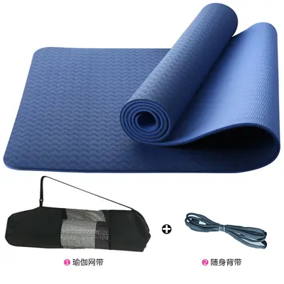 Yeni Başlayanlar İçin Kalın, Geniş ve Uzun Kaymaz Yoga Matı - 7