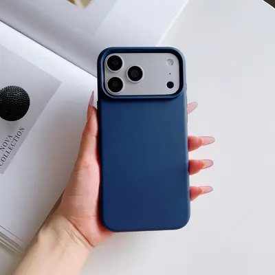 Macaron color liquid silicone iPhone 17 Pro Max case minimalist - 12
