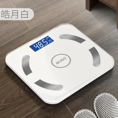 Baolan Bluetooth Akıllı Vücut Yağ Ölçer Şarj Edilebilir İnsan Sağlığı Kilo Yağ Ölçer Elektronik Terazi Sınır Ötesi APP Sesli