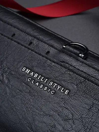 Men's Long Zip Leather Wallet and Clutch with Multiple Card Slots - 5