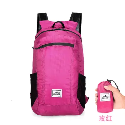 Outdoor faltbarer leichter Reiserucksack Sport-Skin-Tasche großer Kapazität faltbarer Rucksack grenzüberschreitender Bestseller - 10