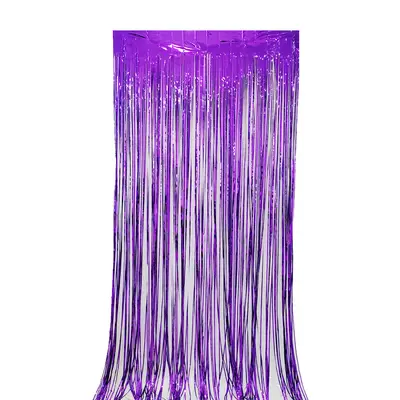 Shiny Rain Silk Curtain for Wedding and Party Decoration, 1x2 m - 13