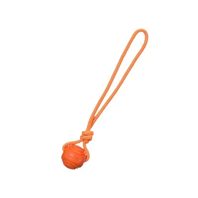Reflective Rope Ball Dog Toy, Durable Chew and Training Toy