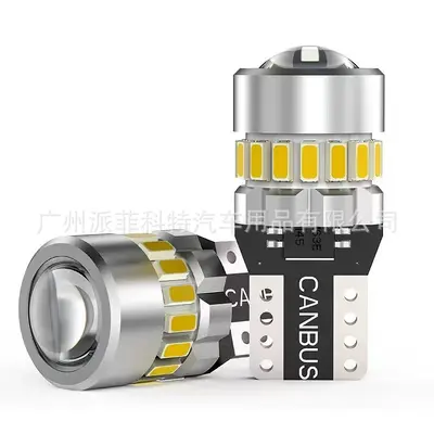 Car LED Width Marker Light T10 4014 24SMD W5W Canbus Interior License Plate Light - 13