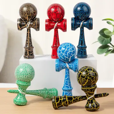 Wooden Kendama Skill Ball Educational Toy for Ages 10-15 - 5