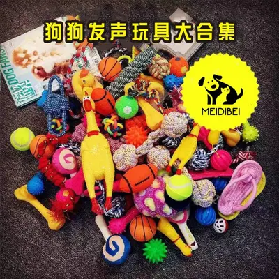 Rubber Squeaky Dog Toy, Bite-Resistant, for Small and Medium Dogs - 5