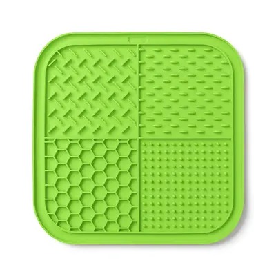 Silicone Pet Lick Mat, Slow Feeding Mat for Cats and Dogs, Strong Suction Cups - 10