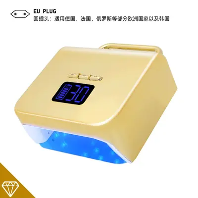 LED tırnak kurutma lambası, 220W, kablosuz, tırnak fototerapi, jel kürleme - 10