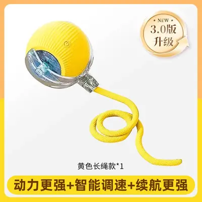Automatic Electric Dog Ball, Chew-Resistant Self-Play Toy - 8