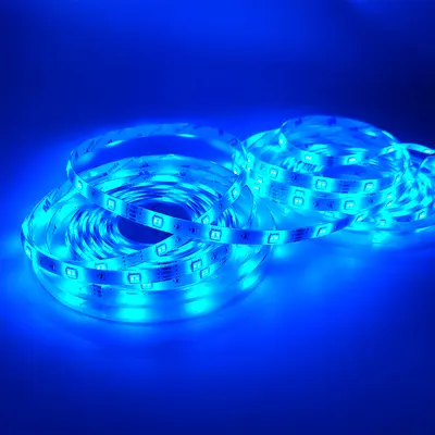 LED Işık Şeridi 5050 RGB Bluetooth Seti 24 Tuşlu Telefon Uygulaması 7 Renkli Yatak Odası Dekoratif Aydınlatma Şeridi