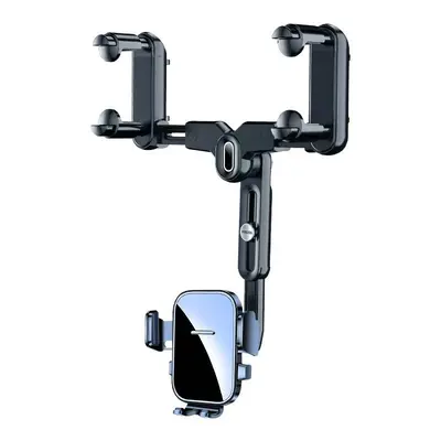 Rearview Mirror Car Phone Holder, Adjustable Multi-Angle Navigation Mount - 13