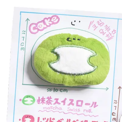 Mengli Afternoon Tea Cute Dog Toy Mini Plush Squeaky Puppy Toy Ins Style Food-Themed Pet Toy - 6