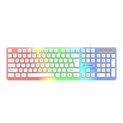 AOC KM100 Wired USB Backlit Keyboard and Mouse Set - 10