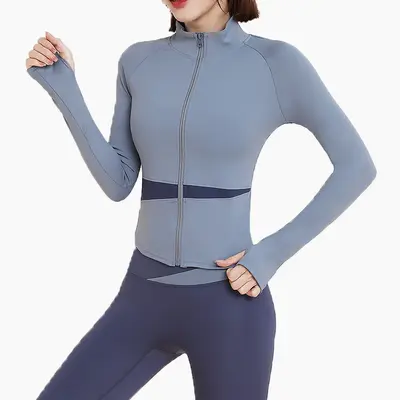 运动套装女瑜伽健身运动健身服瑜伽服上衣跑步运动服套装防晒衣