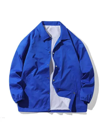 Men's Spring Autumn Japanese-Style Loose Thin Workwear Jacket - 8