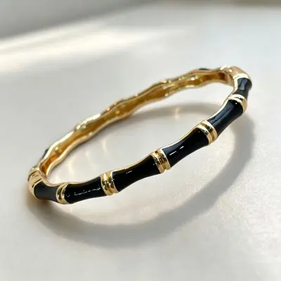 Mine bambu knot bilezik, Çin tarzı, minimalist lüks - 2