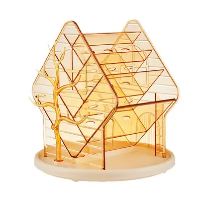Drehbare Kosmetik-Aufbewahrungsbox Tisch-Organizer
