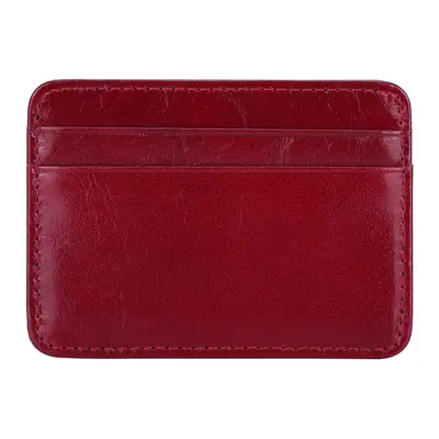 Men's genuine leather wallet, oiled wax cowhide, retro multi-card slot - 13
