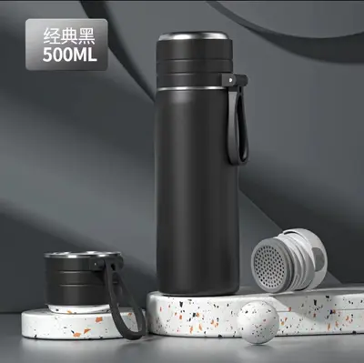 大容量316不锈钢保温杯学生简约高颜值专用双饮杯子便携户外杯子 - 7