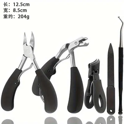 Adlerkopf-Nagelschere-Set, Edelstahl, großer Winkel - 7