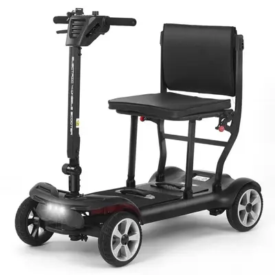 Lightweight Foldable Aluminium Electric Mobility Scooter for Seniors - 7