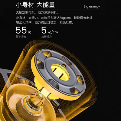 mini便携筋膜枪健身按摩枪运动肌肉跨境颈膜颈椎放松按摩枪批发