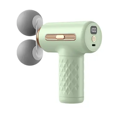 Wireless Fascia Massage Gun, Dual-Head Mini Portable, Digital Display - 6