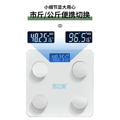 Smart Bluetooth Body Fat Scale with APP Health Tracking