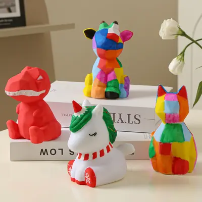 Yaratıcı el boyalı DIY gezegen lamba ay gece lambası sanat boyama grafiti boyama el yapımı kişiselleştirilmiş üretim