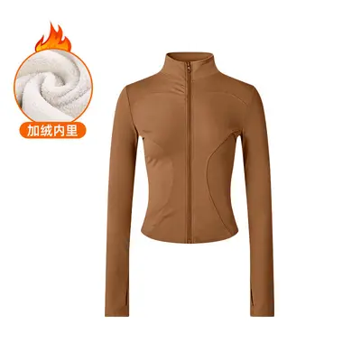 Women's yoga suit, two-piece, fleece lined, high waist - 10