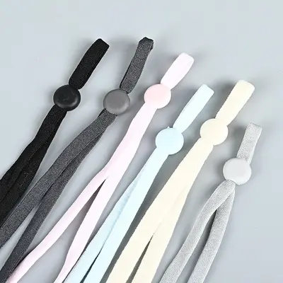 Elastic Eye Mask with Adjustable Flat Buckle Ear Straps
