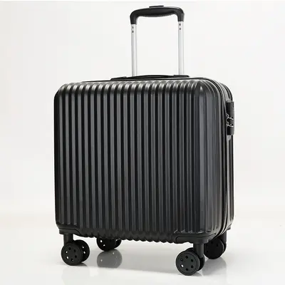 Small Luggage Case 18 Inch Carry-on Trolley Suitcase Universal Wheels Silent Wheels Kids Password Travel Bag New Model - 7