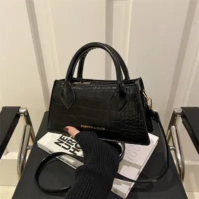 Single-Shoulder Crossbody Small Square Bag, Women's Commuter Handbag - 3