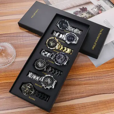 Men's 7-Piece Gift Set, Fashionable Watches - 13