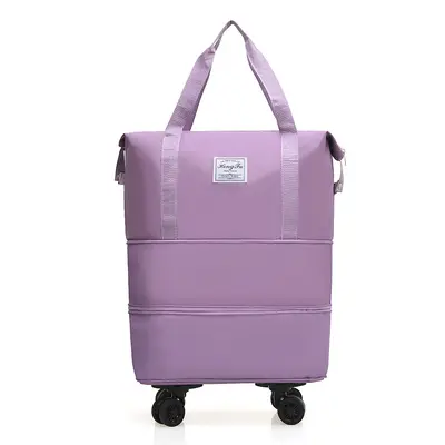 Expandable travel bag, wheeled, foldable, large capacity - 13