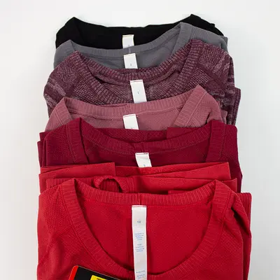 Seamless Yoga Top, High Stretch, Long Sleeve, Breathable - 4