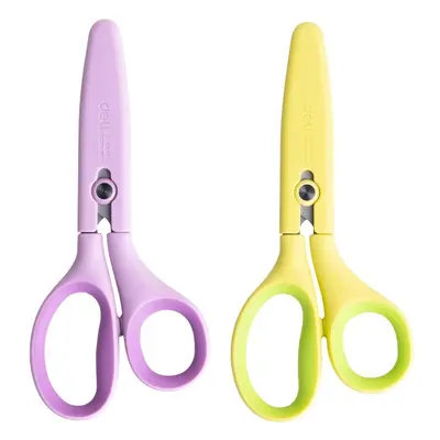 Deli 6074 Craft Scissors, Small Children's and Student Scissors, Round Tip - 5