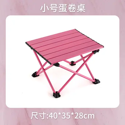 Klappbare Campingtische aus Aluminiumlegierung, tragbare Eierrollentische, Campingtische mit Stühlen, Grillpiknik-Tische, Picknickmöbel, Standplatz - 10