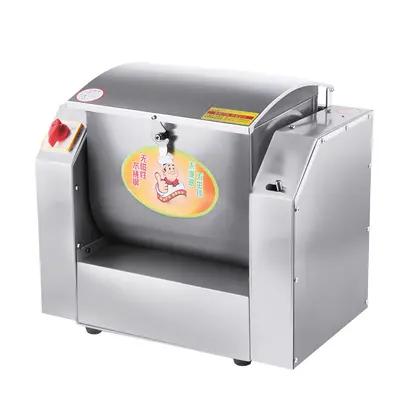 Xinkaifeng Commercial Dough Mixer Silent Stainless Steel Small Household Kneading Machine 10kg 25kg Fully Automatic New Model