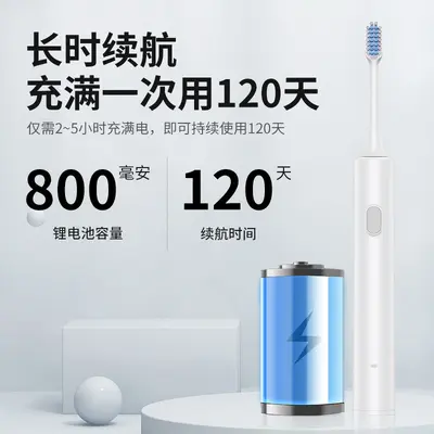 Adult Sonic Vibration Electric Toothbrush, USB Rechargeable, for Couples