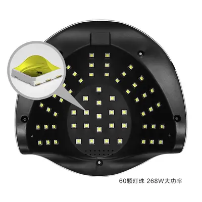 Dual-Hand-LED-Nagellampe, hochleistungsstarke Fototherapie - 4