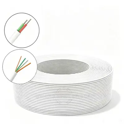 Pure Copper 2-Core and 4-Core Telephone and Fax Cable