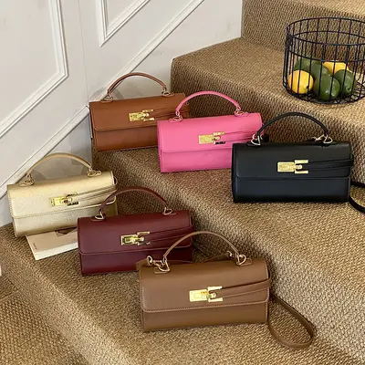 Women's Handbag 2026, Small Square Kelly Bag, Single Shoulder Crossbody - 3