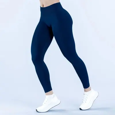 Seamless Workout Leggings with Waist Shaping and Butt Lifting Yoga Pants - 9