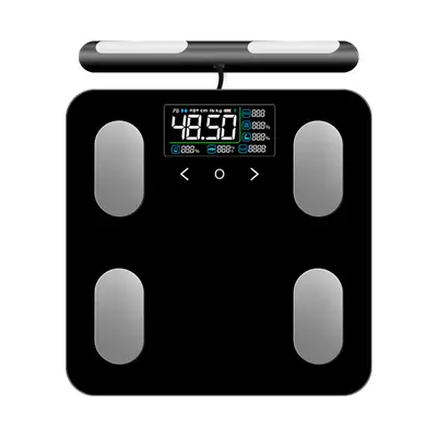 VA Farbdisplay 8-Elektroden Körperfettwaage Haushalts-Präzisionselektronische Waage hochgenau wiederaufladbar Diät-Spezialwaage Gesundheitswaage - 6