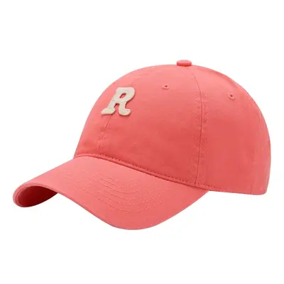 Koreanische vielseitige Gesichtsverjüngung kleine R-Buchstaben-Baseballkappe, gebogene Kante Sonnenschirm Herbst und Winter neue Mode erweiterte Sonnenschutz Enten-Schnabel-Kappe - 11