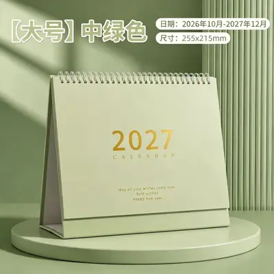 2027 Masa Takvimi, Minimalist Morandi Tarzı Planlayıcı - 7