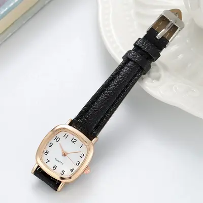 Women's Korean-style quartz watch with elegant thin strap - 7