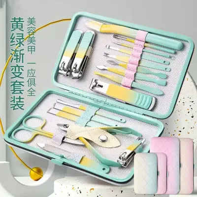 18-piece stainless steel nail scissor set - 2